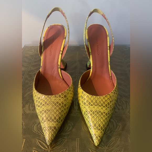 Amina Muaddi Slingbacks - Picture 4 of 5